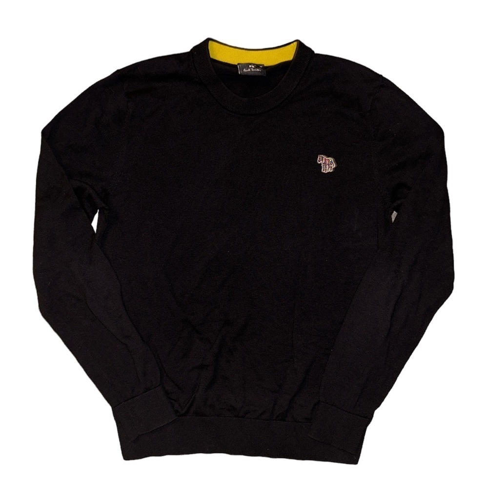 PS Paul Smith black zebra logo crew neck, NWOT. Size Xs - Picture 2 of 6